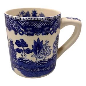 Vintage Blue Willow Mug Made in Japan, Blue and WHite Transferware Chinoiserie